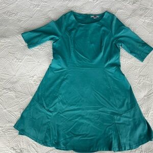 Elegant Teal Women's Dress